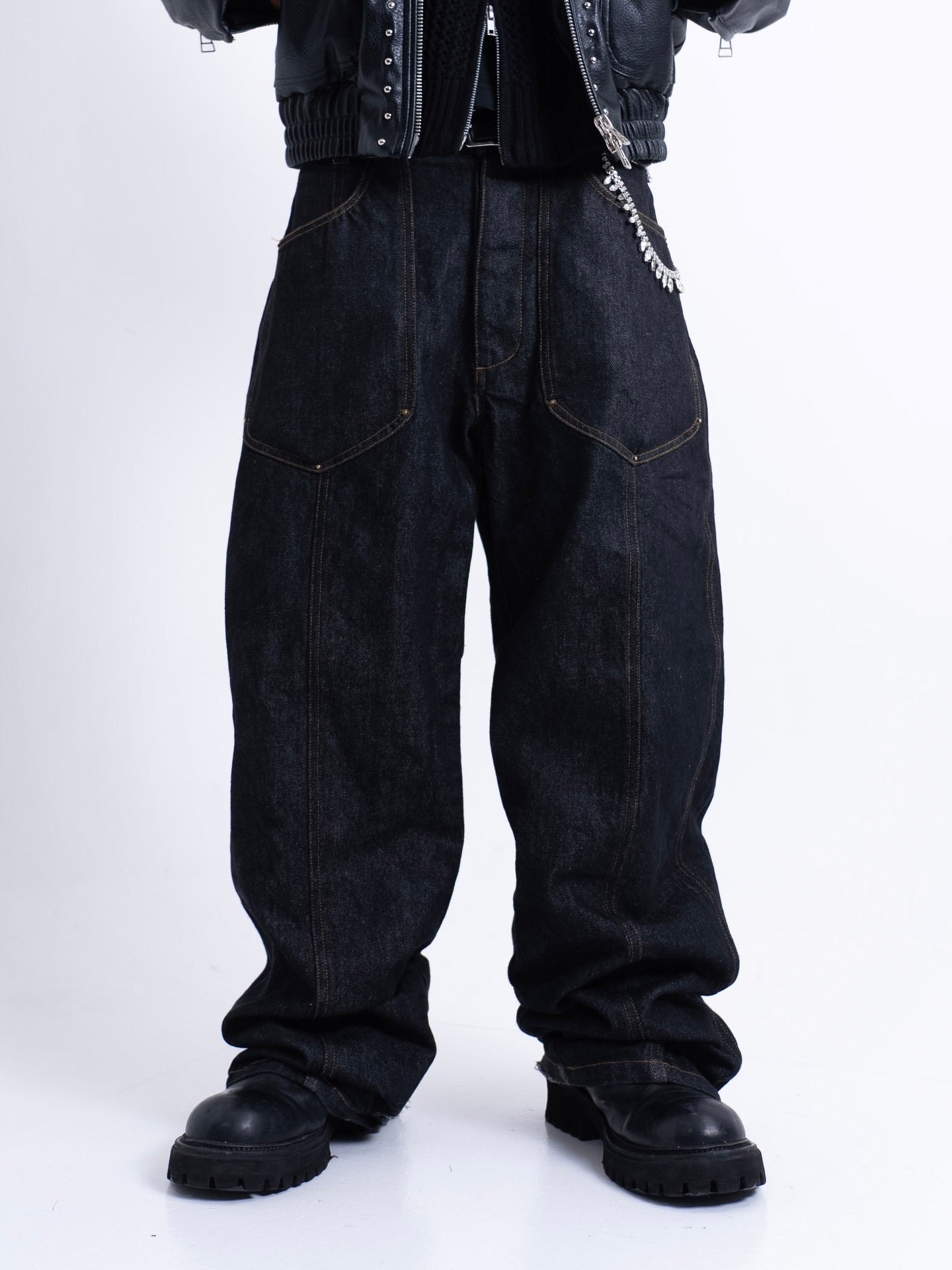 MUZINE TYPE-01 “深淵 / SHIN'EN” Denim Pants – MUZINE/無尽