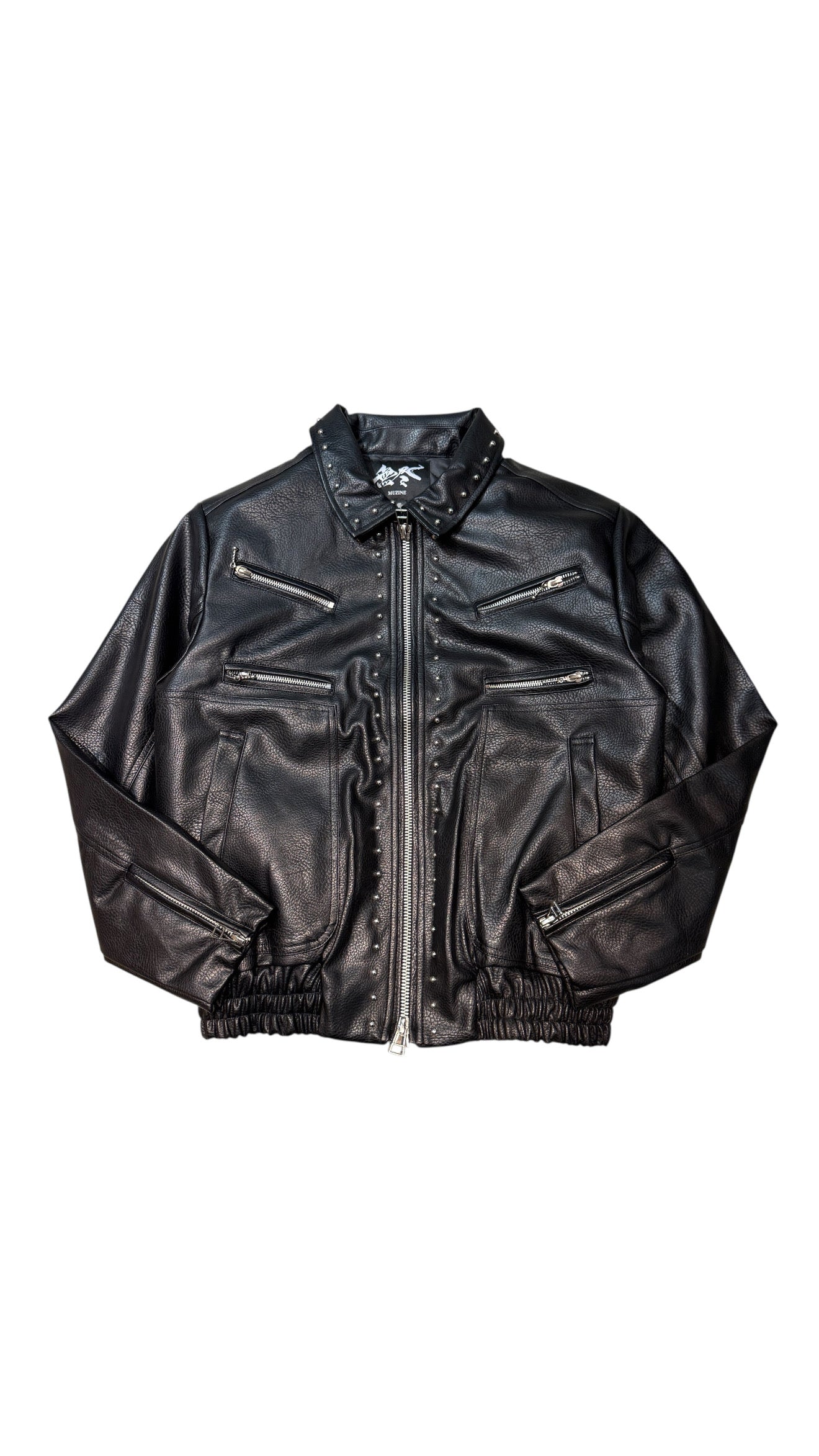 MUZINE TYPE-03 Studs Lether Jacket – MUZINE/無尽