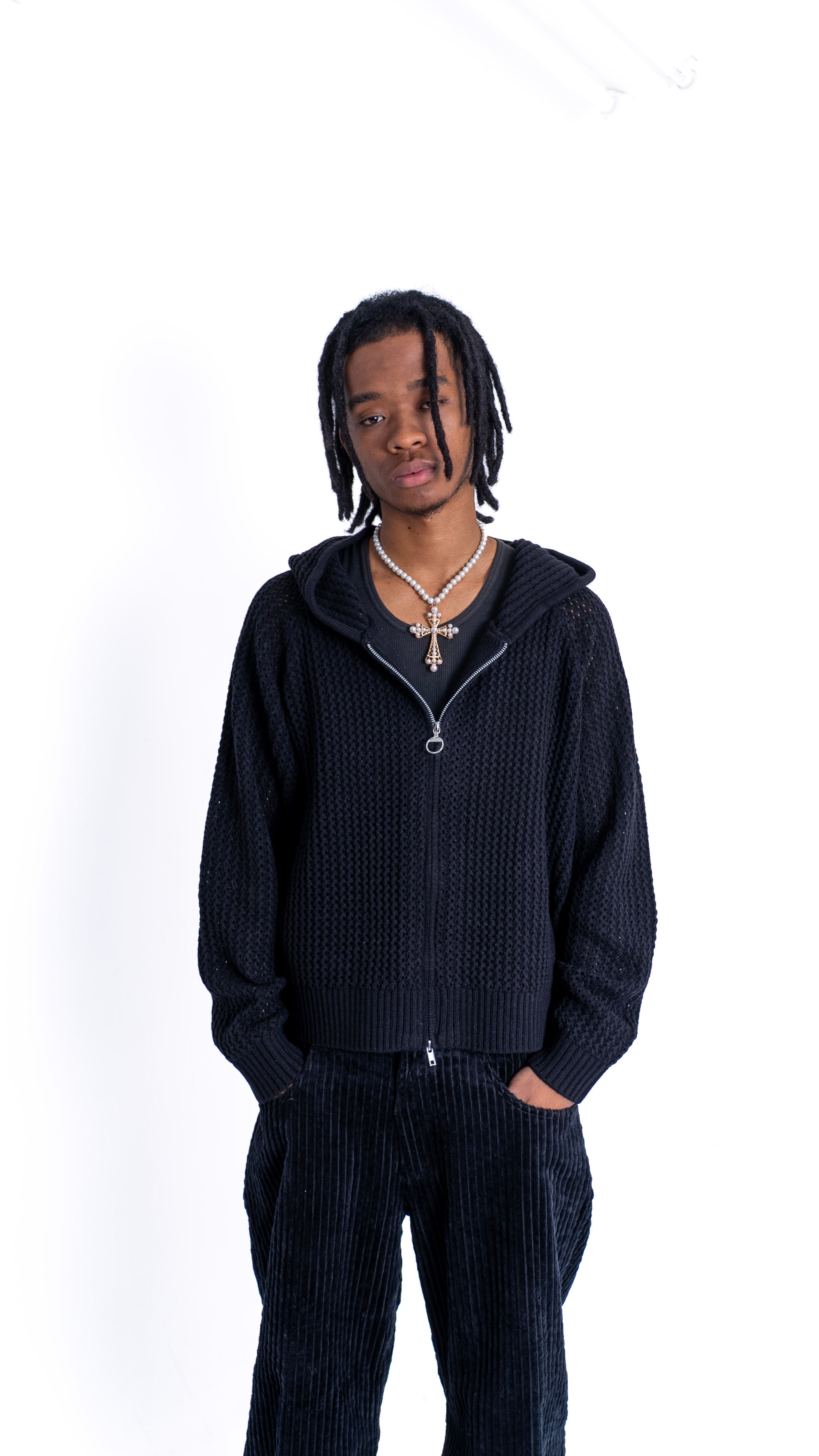 MUZINE TYPE-04 Knit Hoodie – MUZINE/無尽