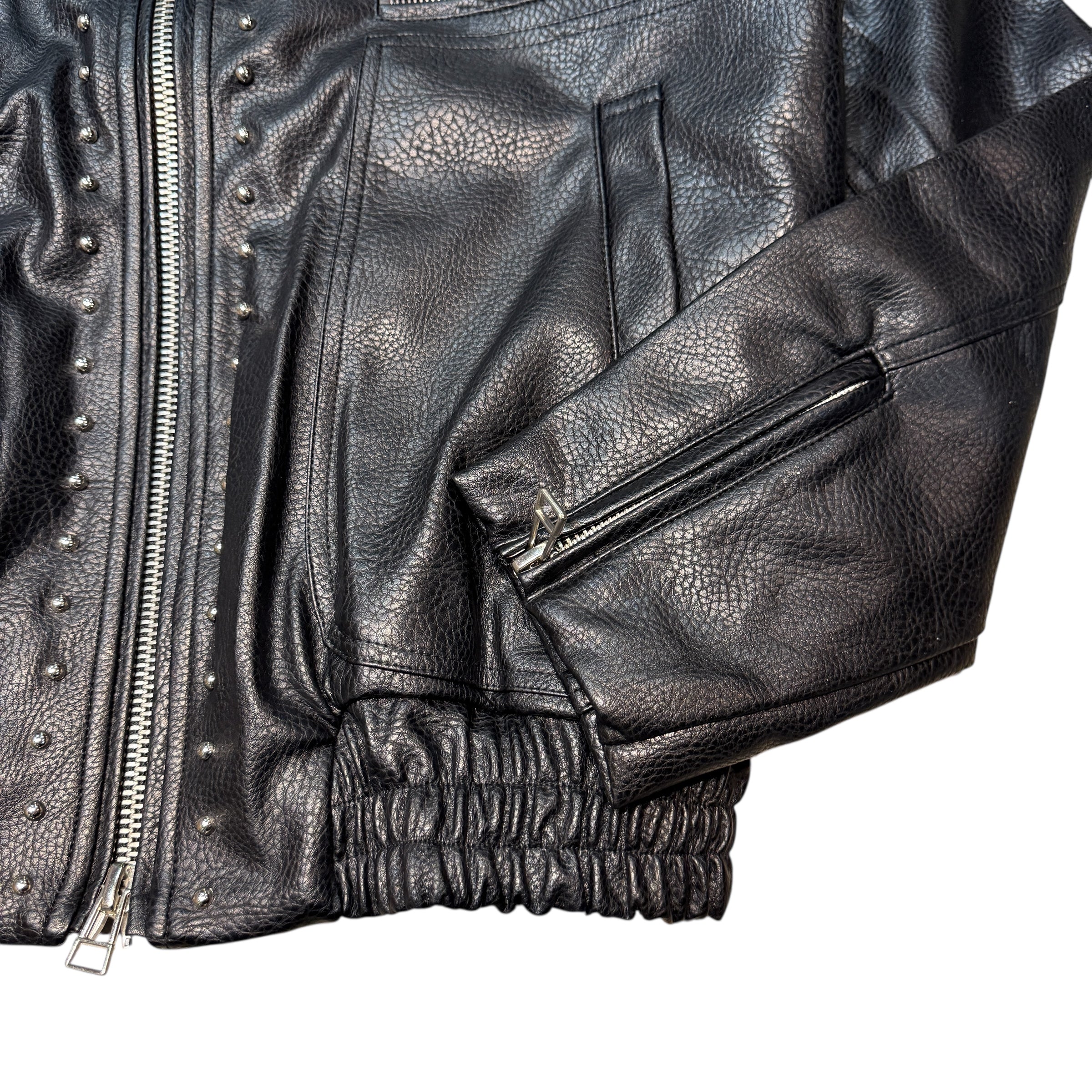 MUZINE TYPE-03 Studs Lether Jacket – MUZINE/無尽