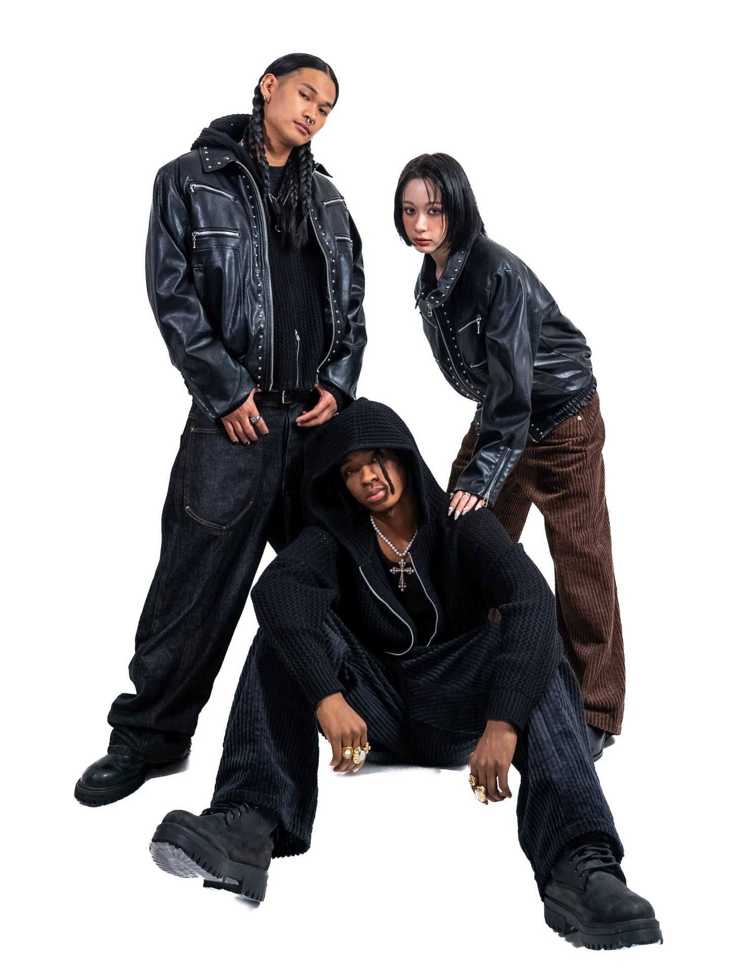 MUZINE TYPE-03 Studs Lether Jacket – MUZINE/無尽