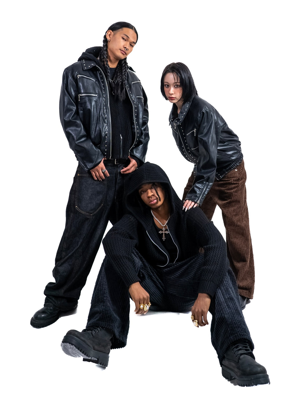 MUZINE TYPE-03 Studs Lether Jacket